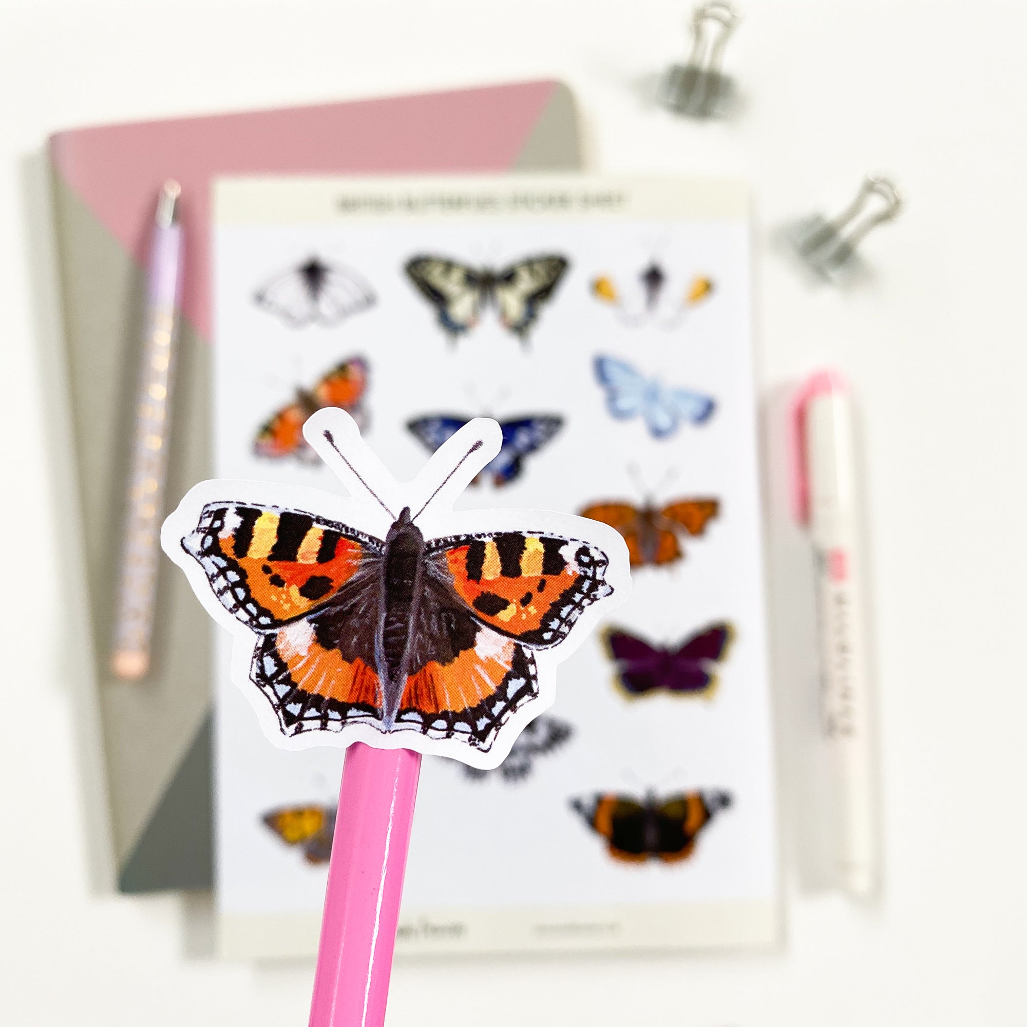 British Butterfly Stickers - Sarah Frances