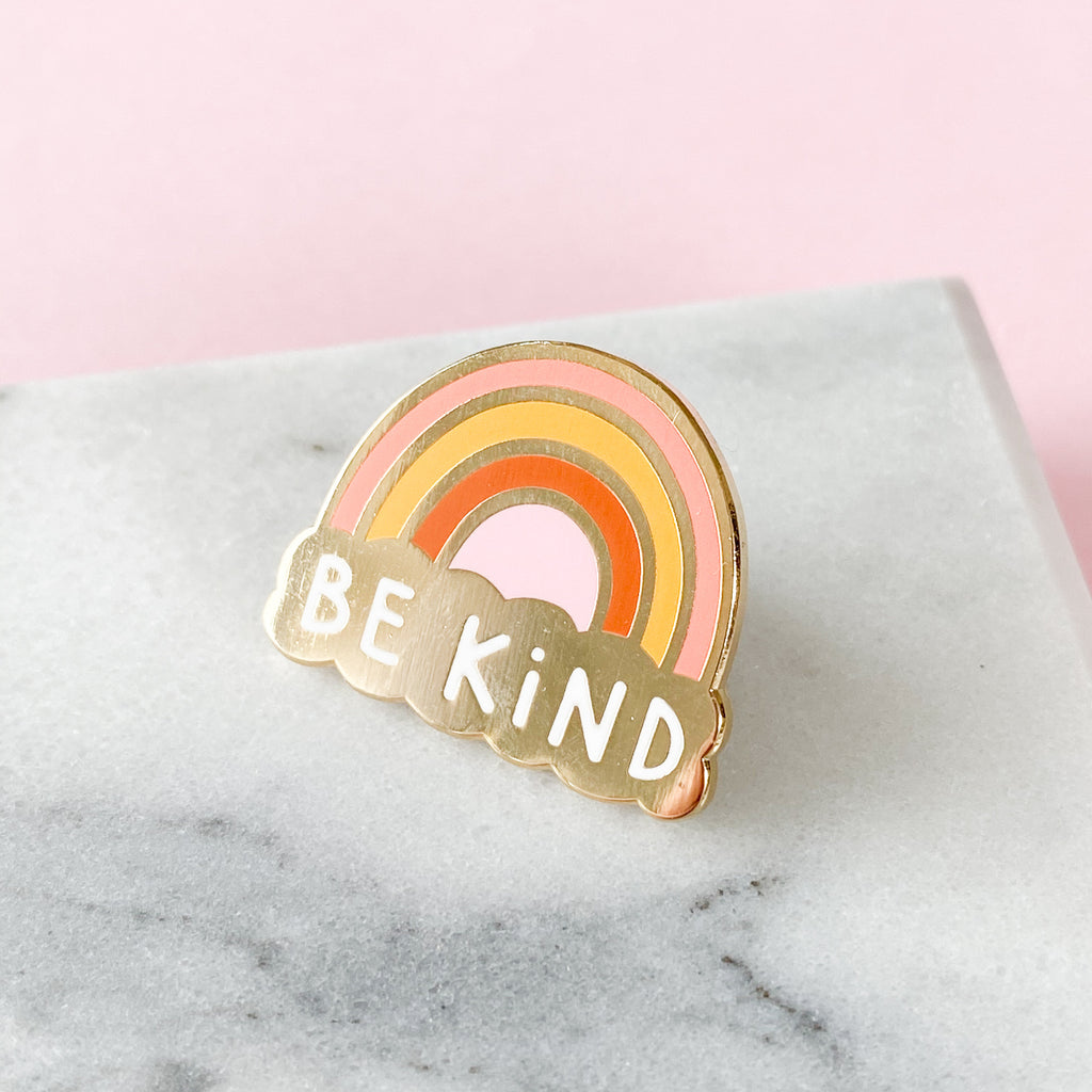 Be Kind Enamel Pin - Sarah Frances 