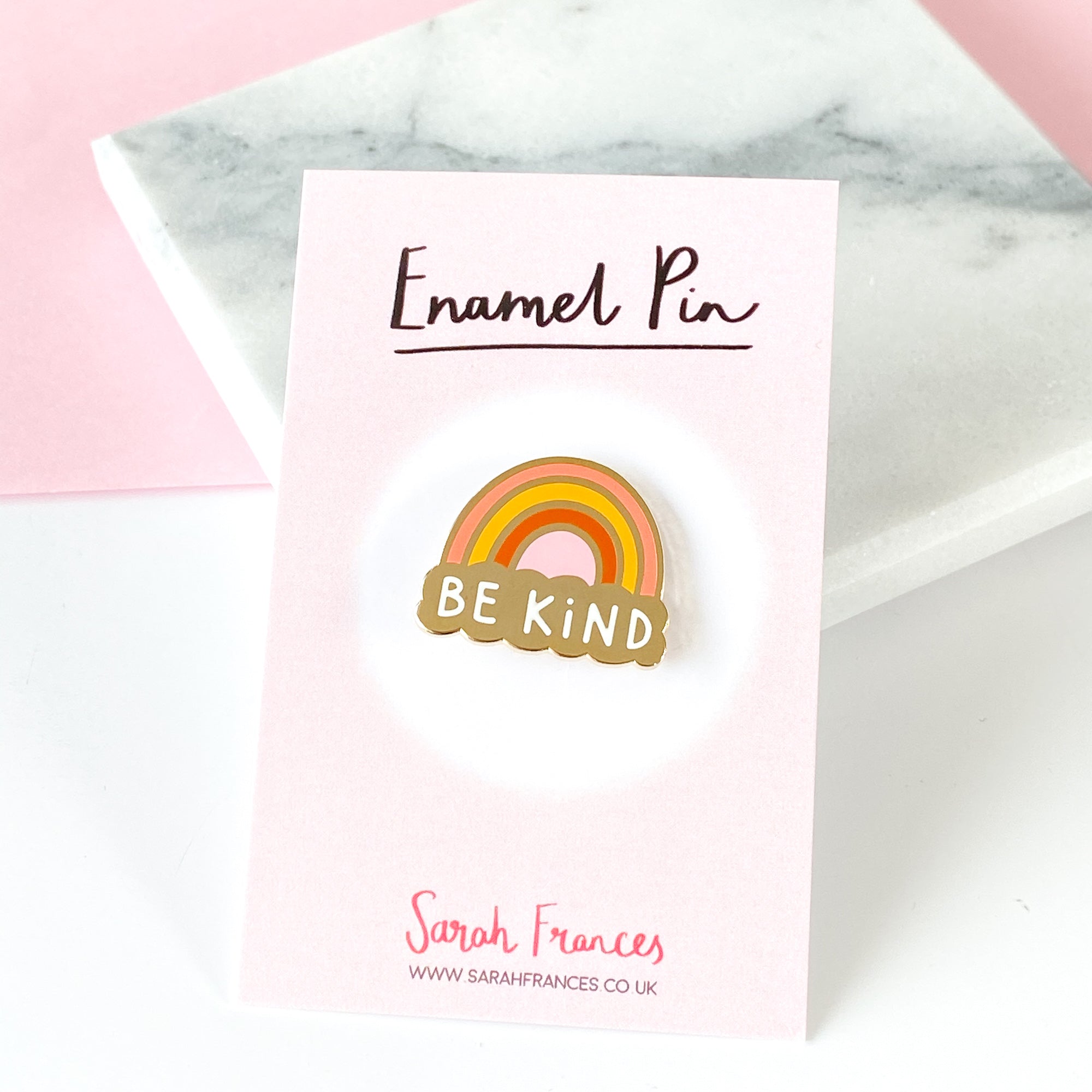 Be Kind Enamel Pin - Sarah Frances