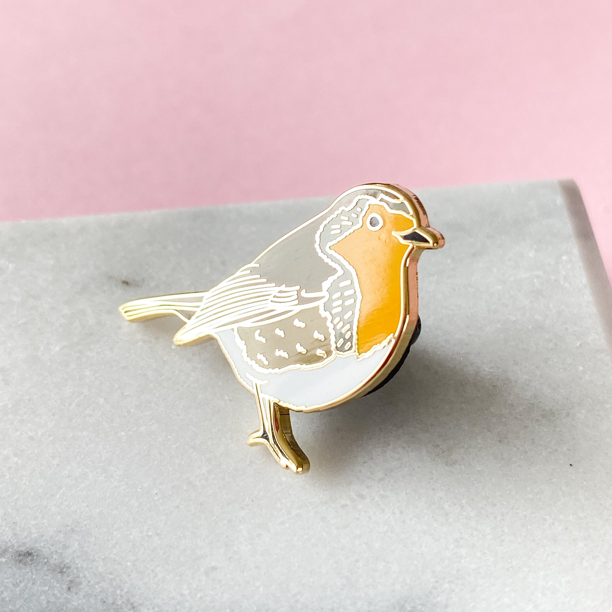 Robin Enamel Pin - Sarah Frances