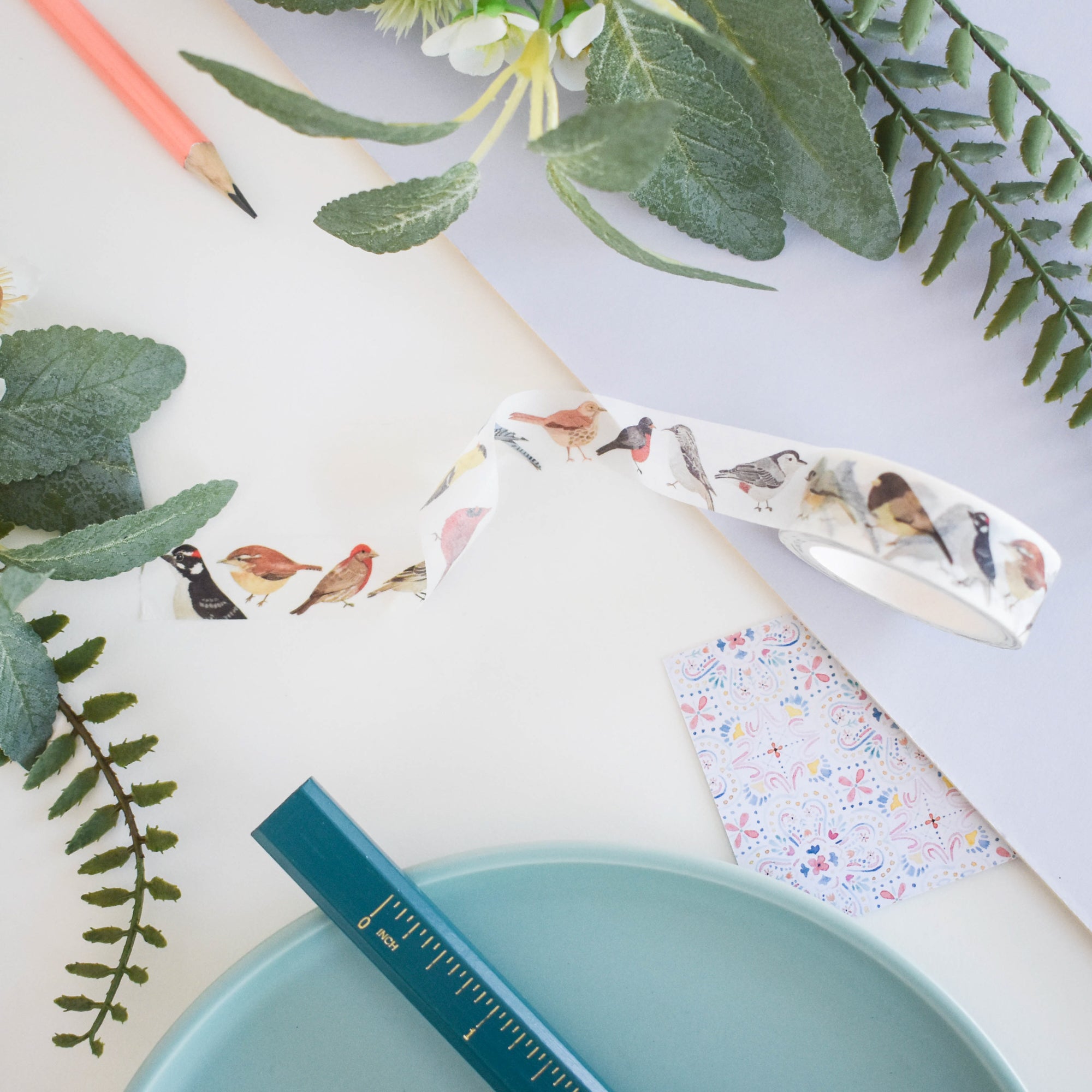 North American Birds Washi Tape - Sarah Frances