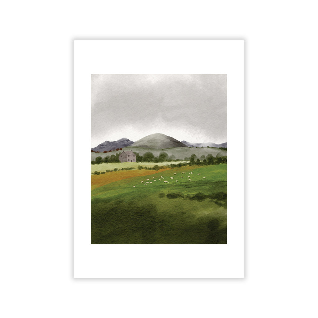 Welsh Mountains Art Print - Limited Edition - Sarah Frances 