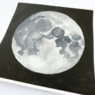 Moon - Original 21x21cm Gouache Painting - By Sarah Frances - Sarah Frances 