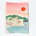Genoa, Italy - Original 21x30cm Gouache Painting - By Sarah Frances - Sarah Frances 