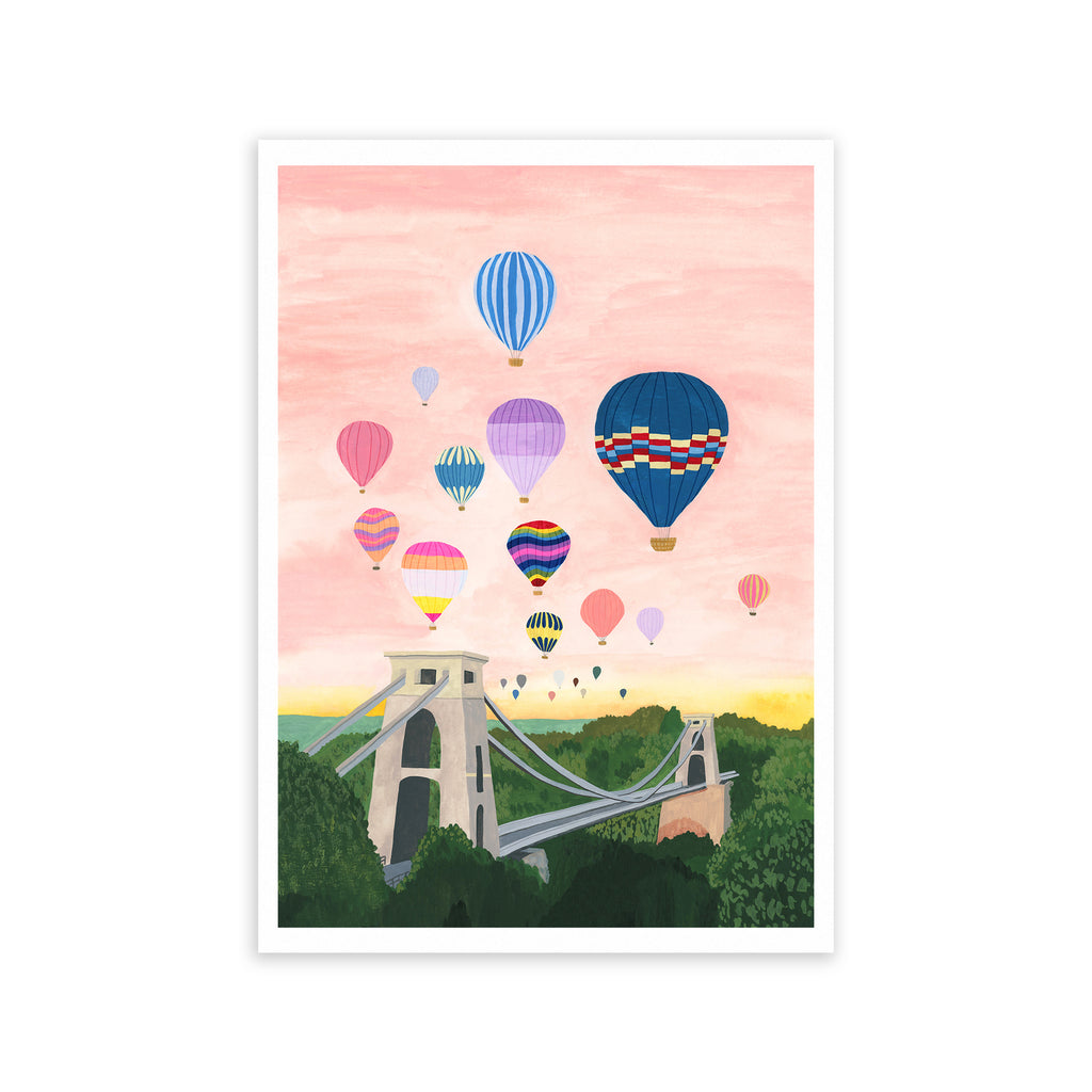 Balloons Over Bristol Fine Art Print - Sarah Frances 