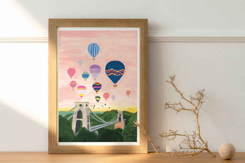 Balloons Over Bristol Fine Art Print - Sarah Frances 