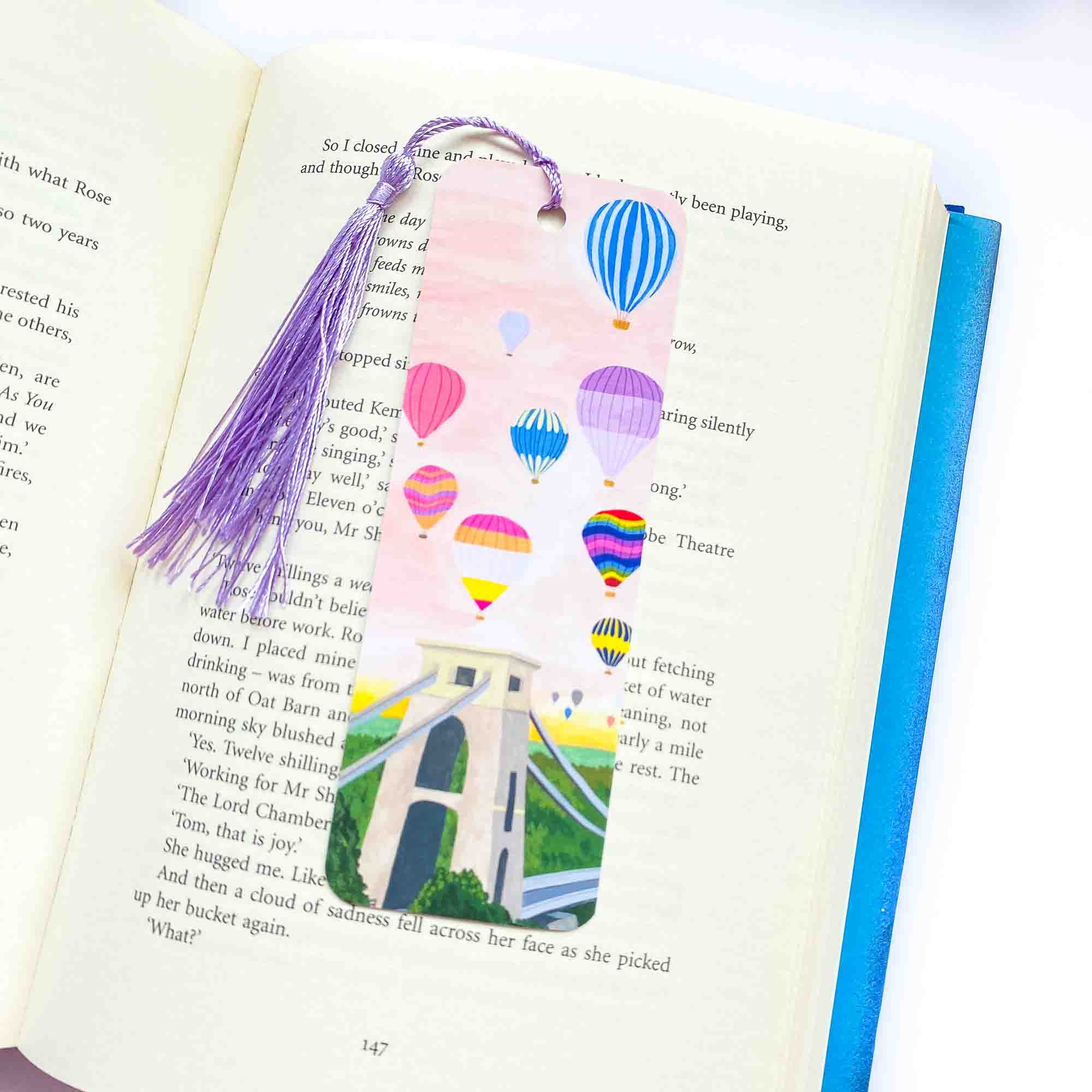 Balloons Over Bristol Bookmark - Sarah Frances 