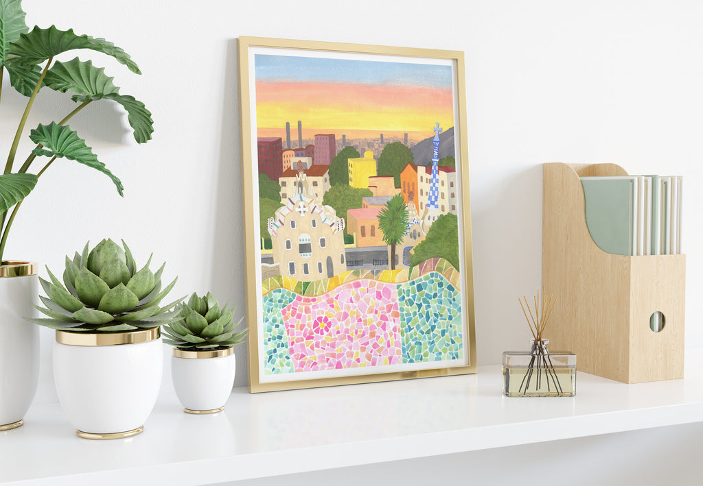 Barcelona Art Print - Sarah Frances 