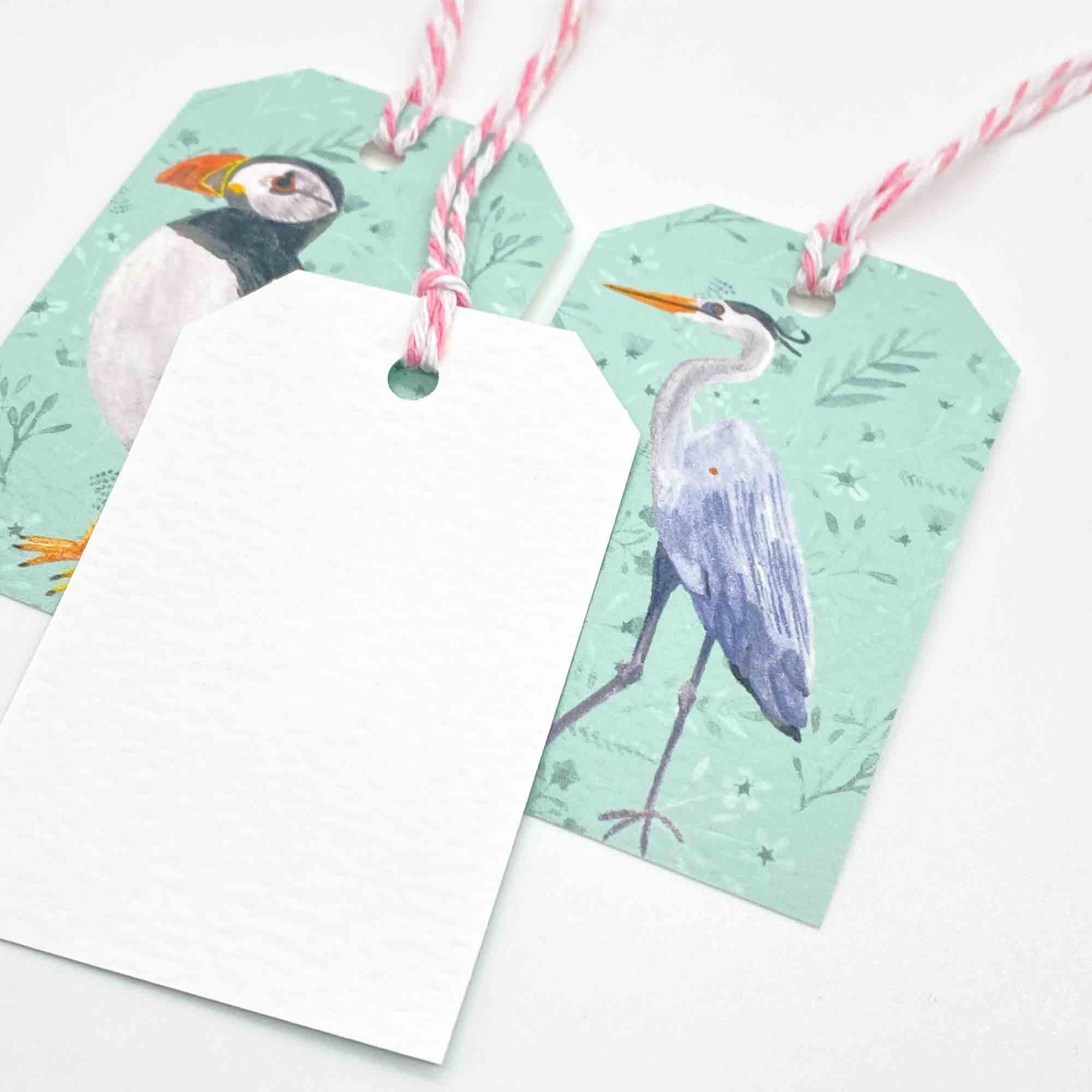 British Coastal Birds Gift Tags - Sarah Frances 