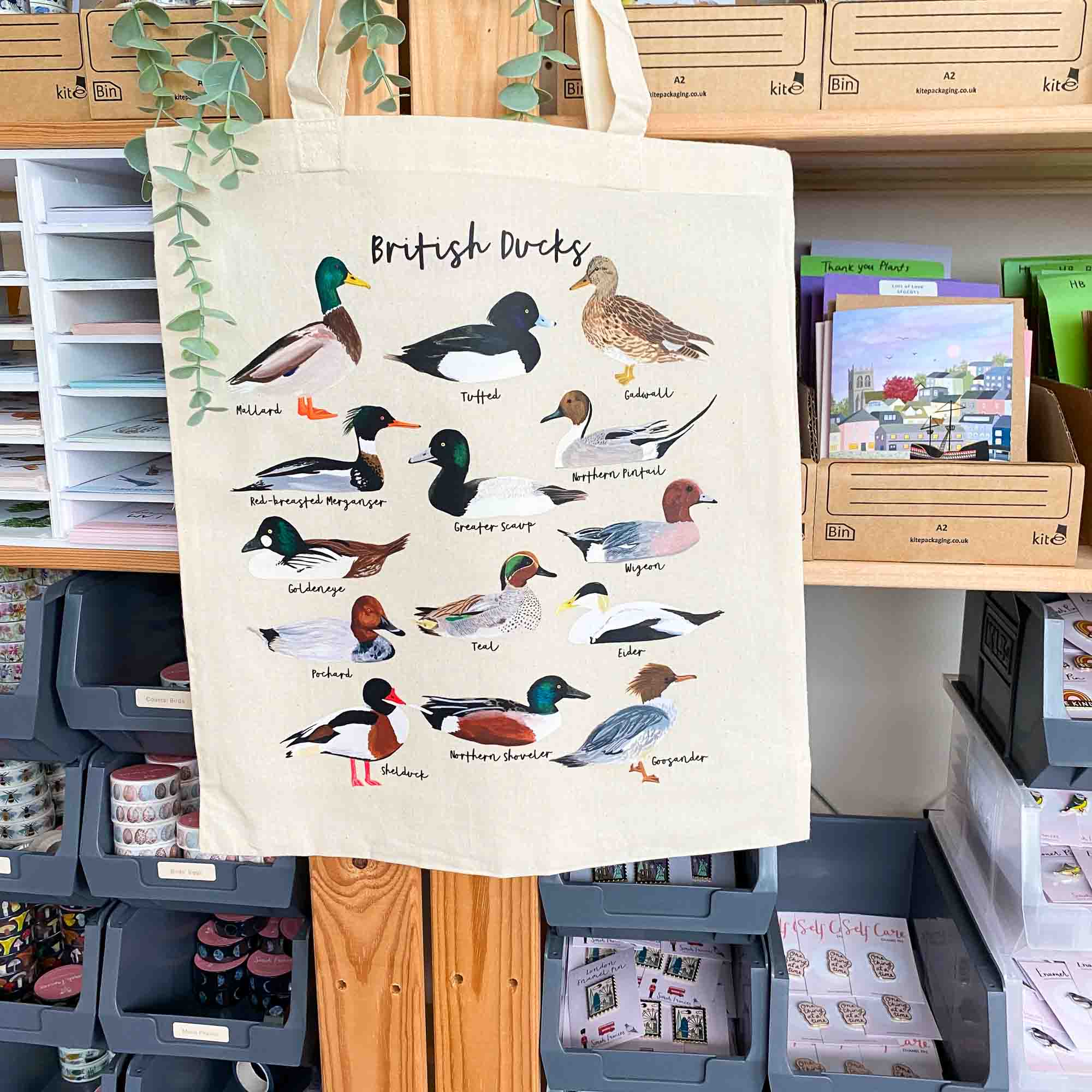 British Ducks Tote Bag - Sarah Frances 