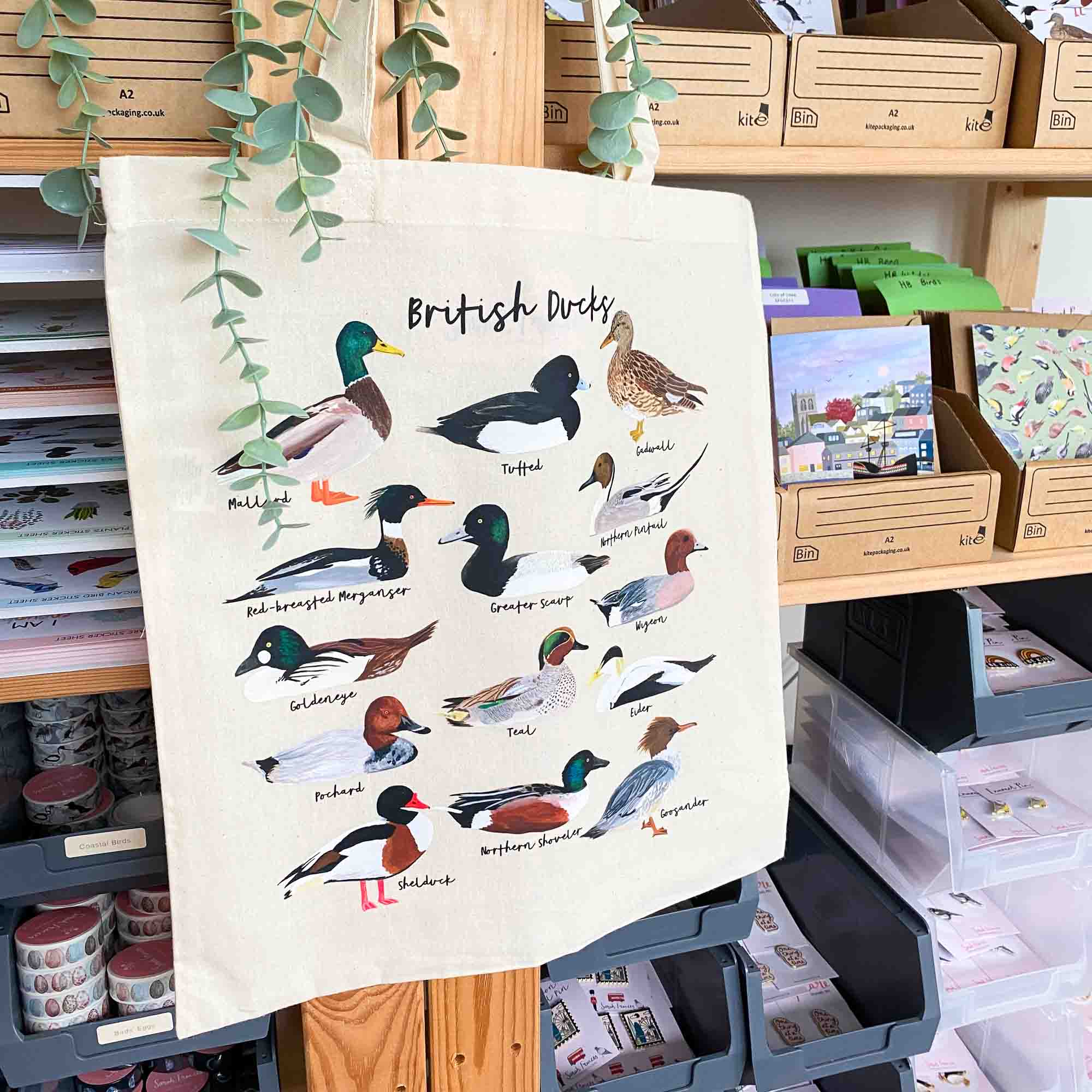 British Ducks Tote Bag - Sarah Frances 