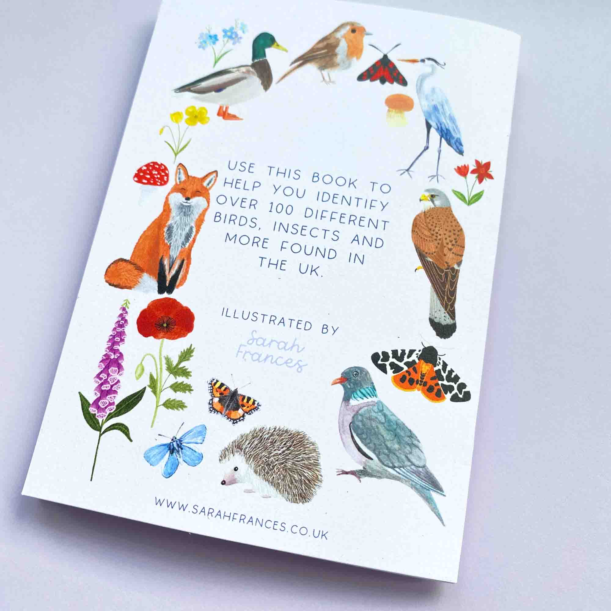 British Nature Spotter Journal - Sarah Frances 