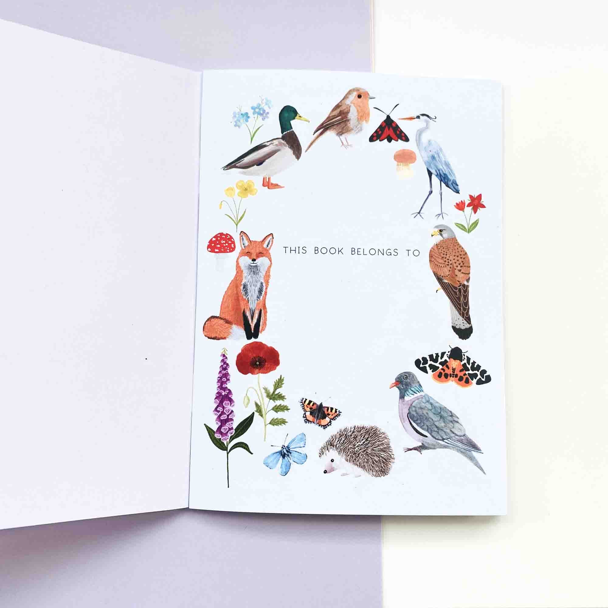 British Nature Spotter Journal - Sarah Frances 