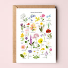 British Wildflowers Greetings Card - Sarah Frances 