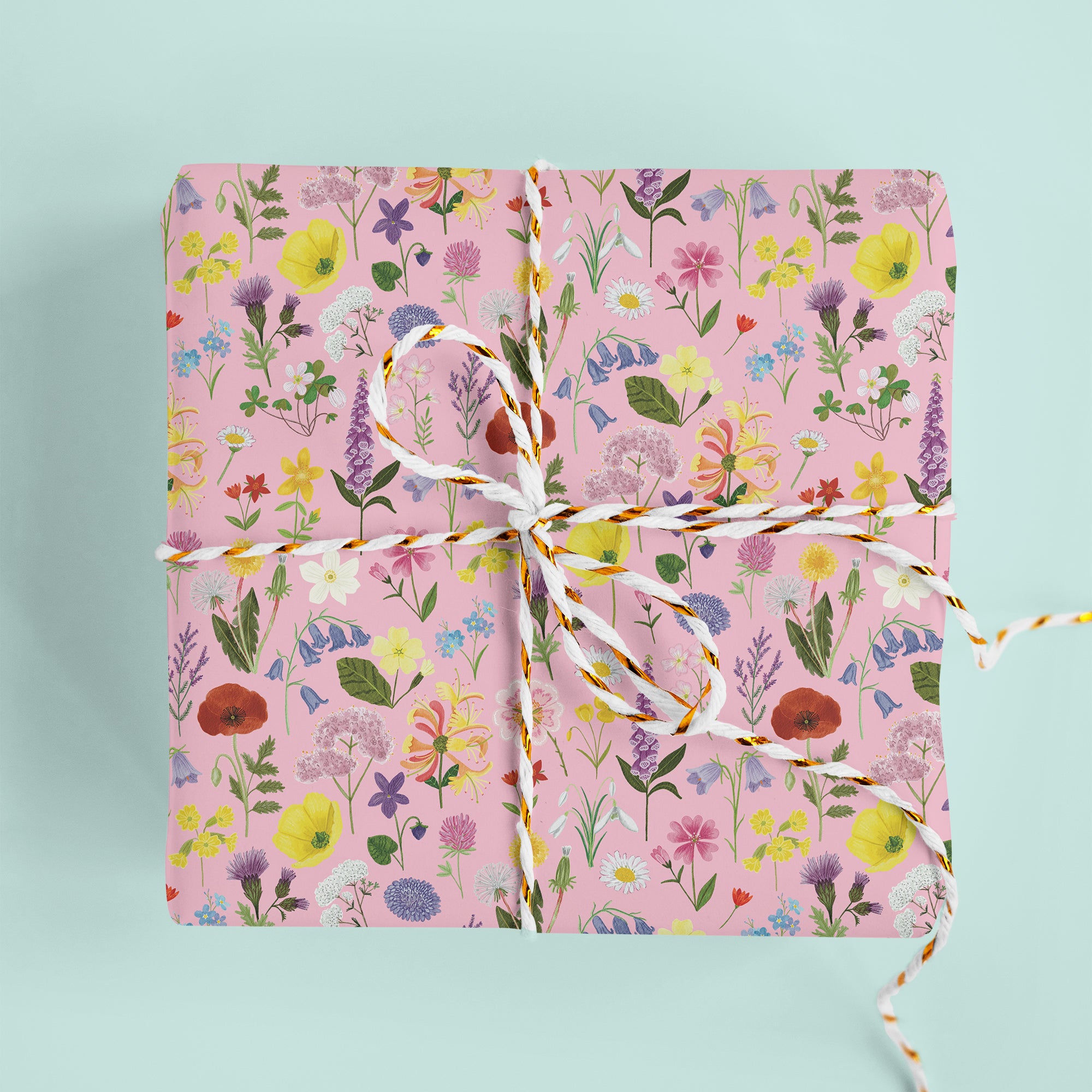 British Wildflowers Wrapping Paper - Sarah Frances 