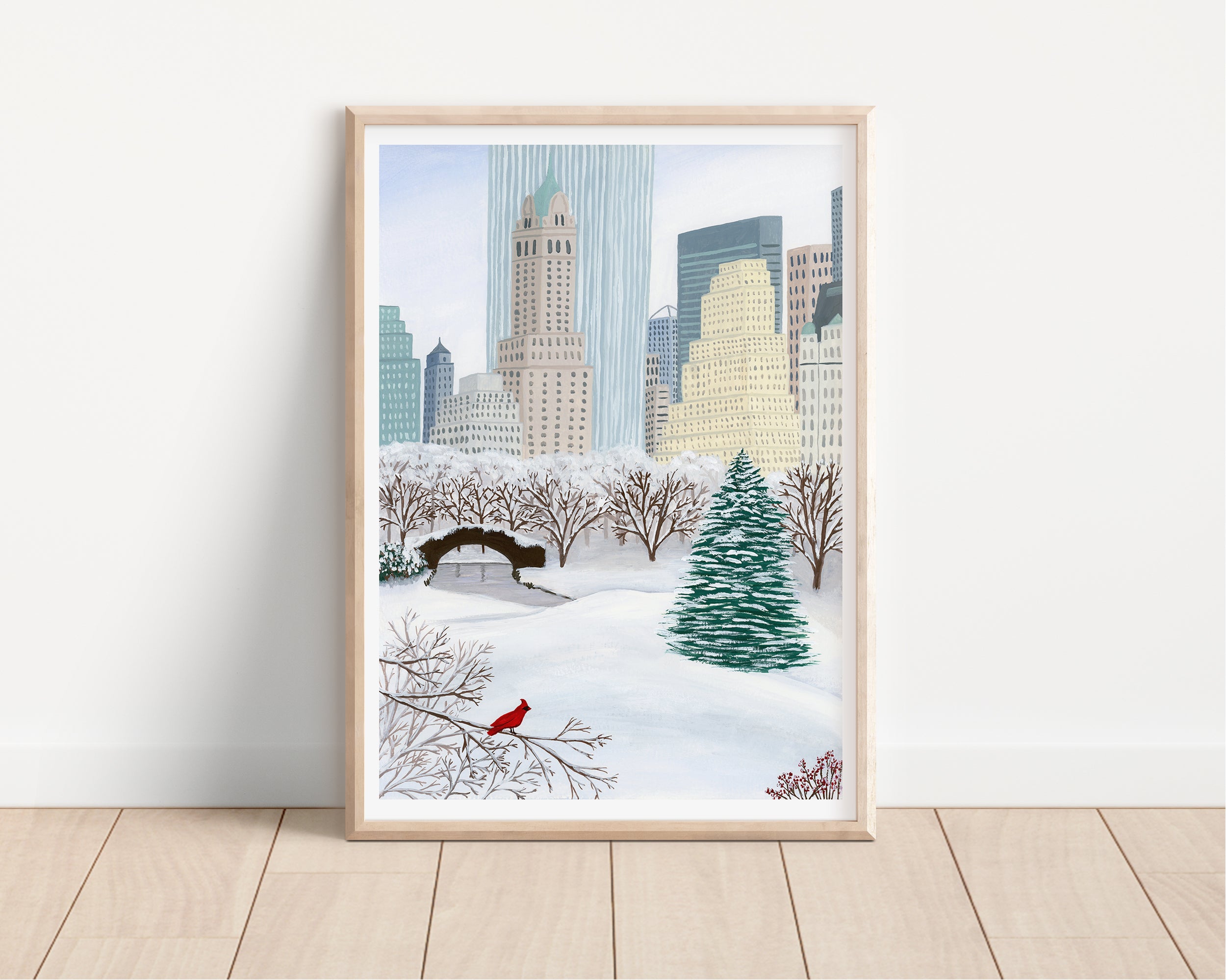 Christmas in New York Print - Sarah Frances 