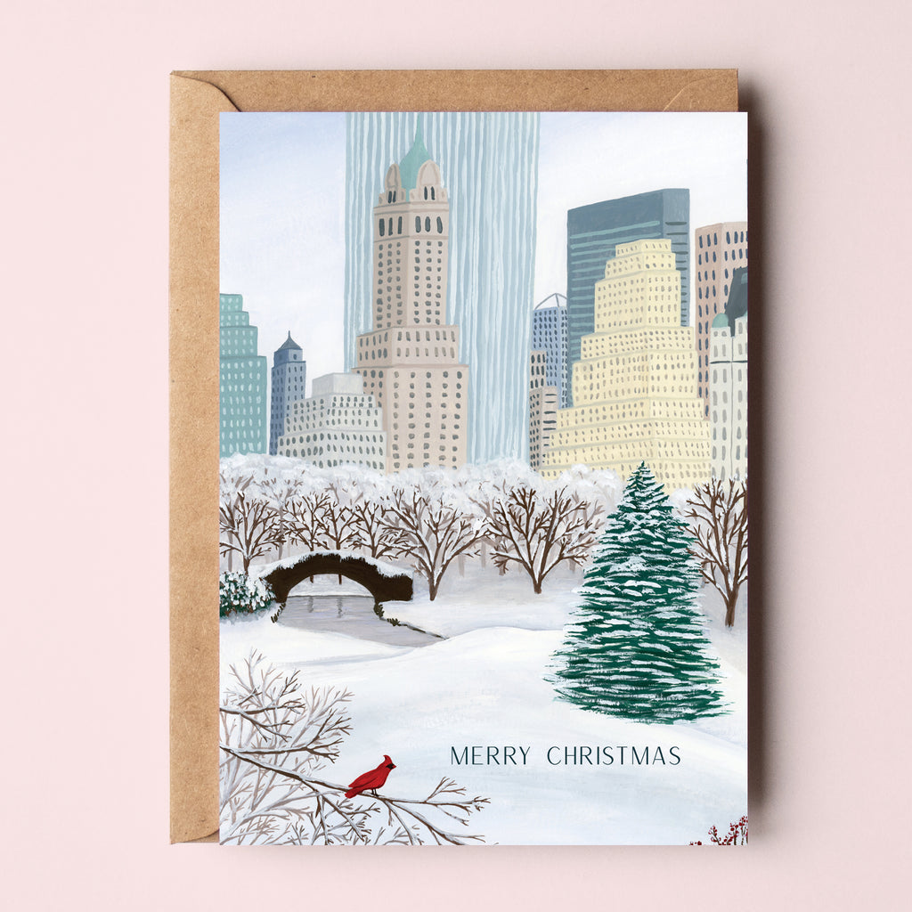 Christmas in New York Card - New York Christmas Card - Sarah Frances 