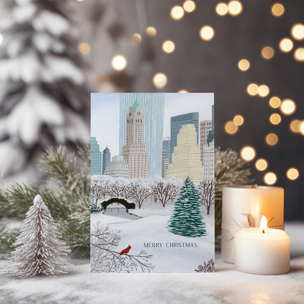 Christmas in New York Card - New York Christmas Card - Sarah Frances 