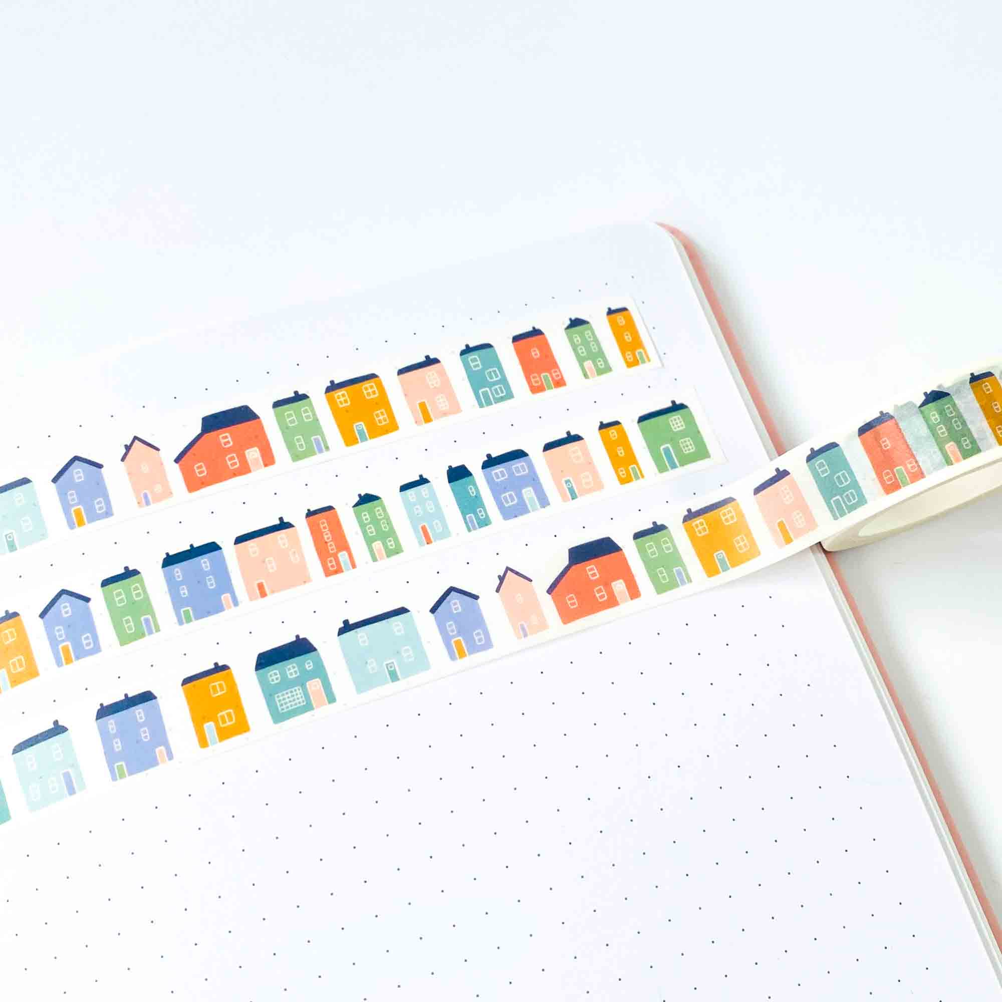 Coastal Houses Washi Tape - Sarah Frances 