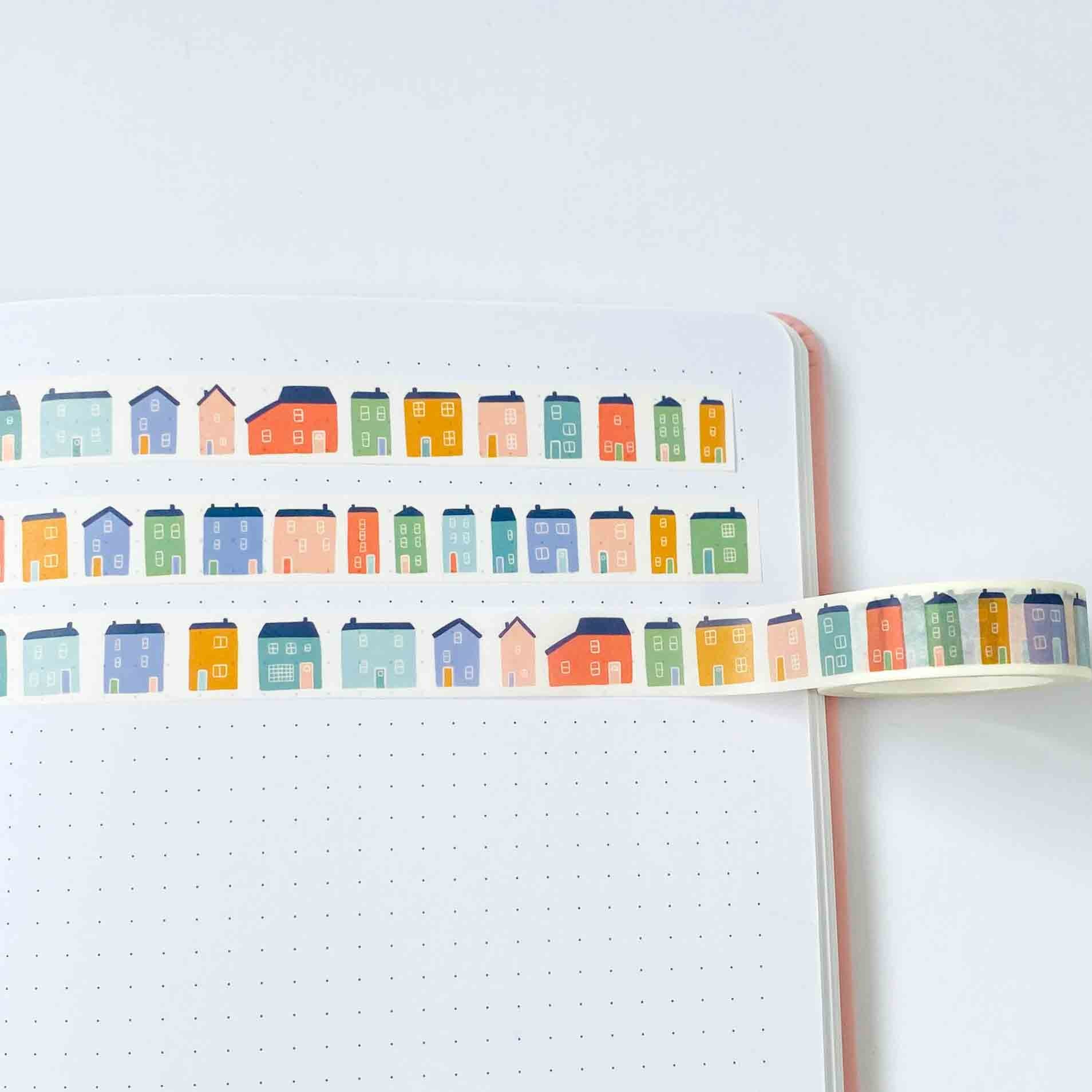 Coastal Houses Washi Tape - Sarah Frances 