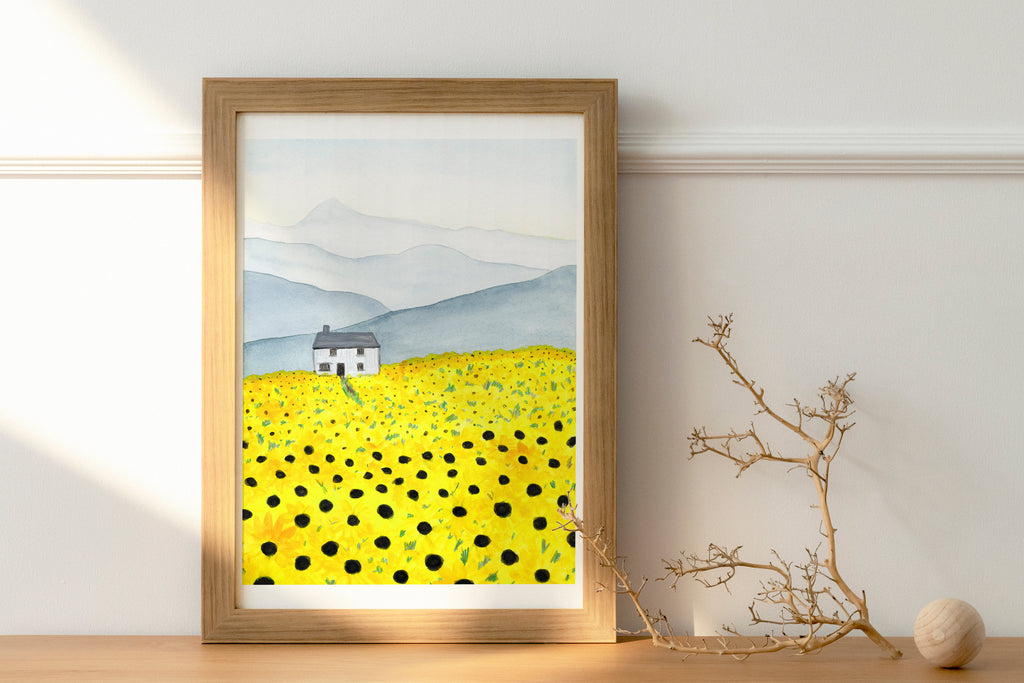 Field of Sunflowers Fine Art Print - Sarah Frances 