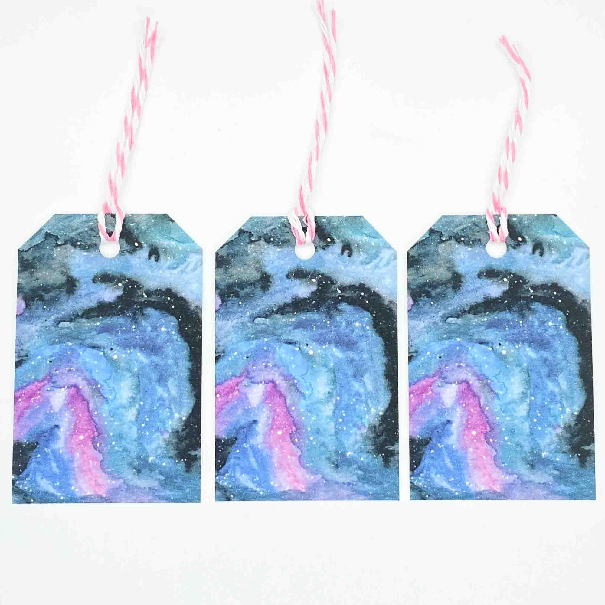 Galaxy Gift Tags - Pack of 3 - Sarah Frances 