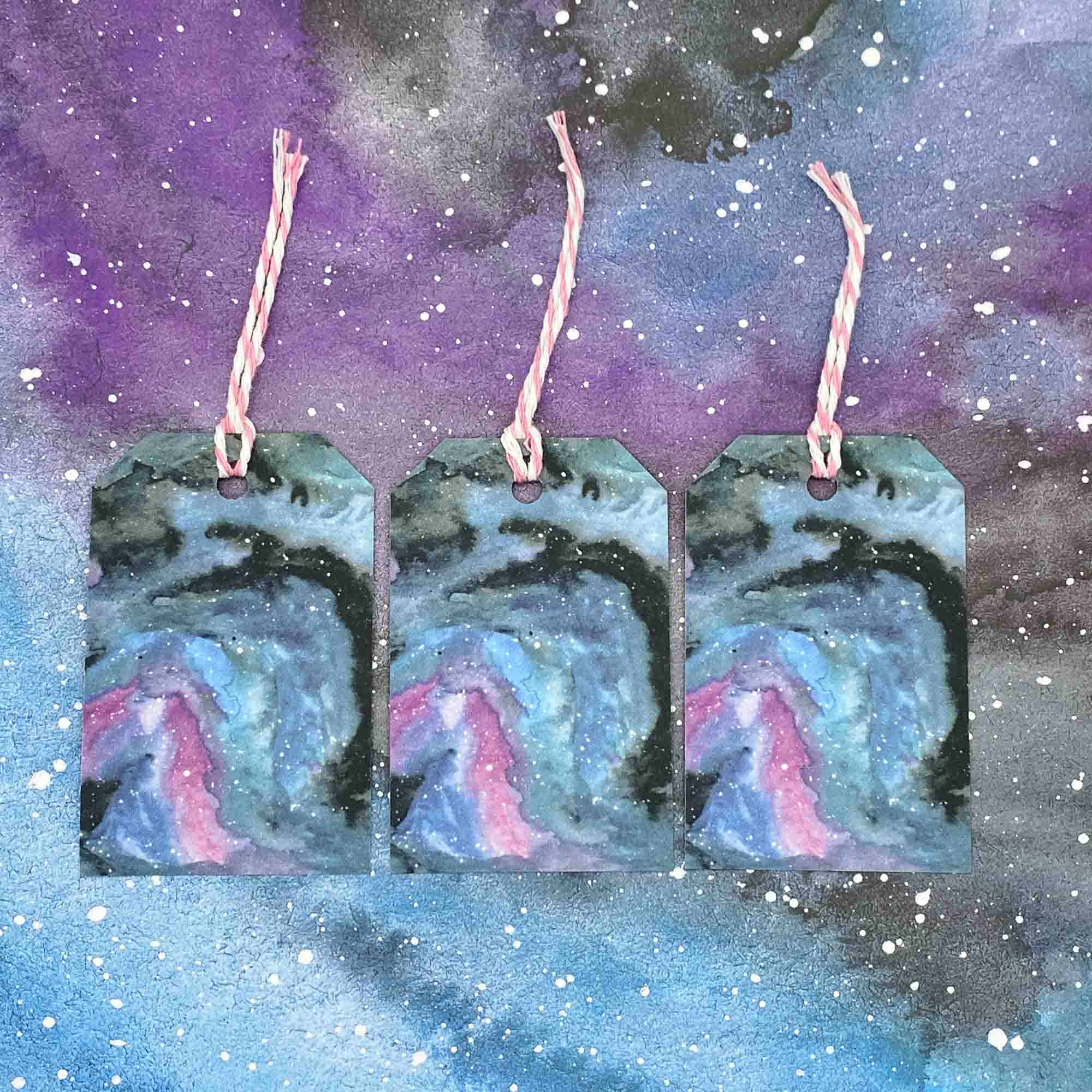 Galaxy Gift Tags - Pack of 3 - Sarah Frances 