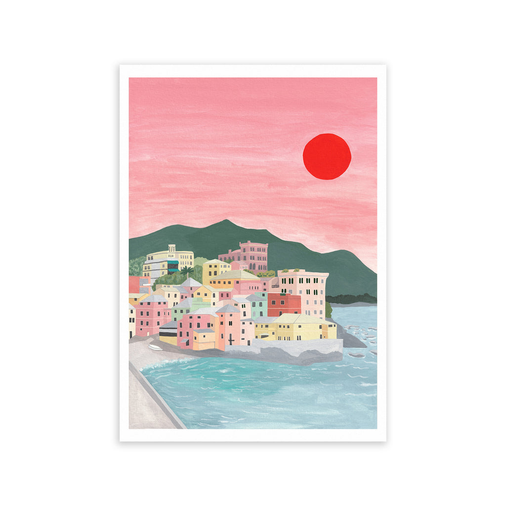 Genoa, Italy Art Print - Sarah Frances 