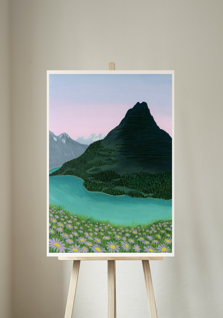 Glacier National Park Art Print - Sarah Frances 