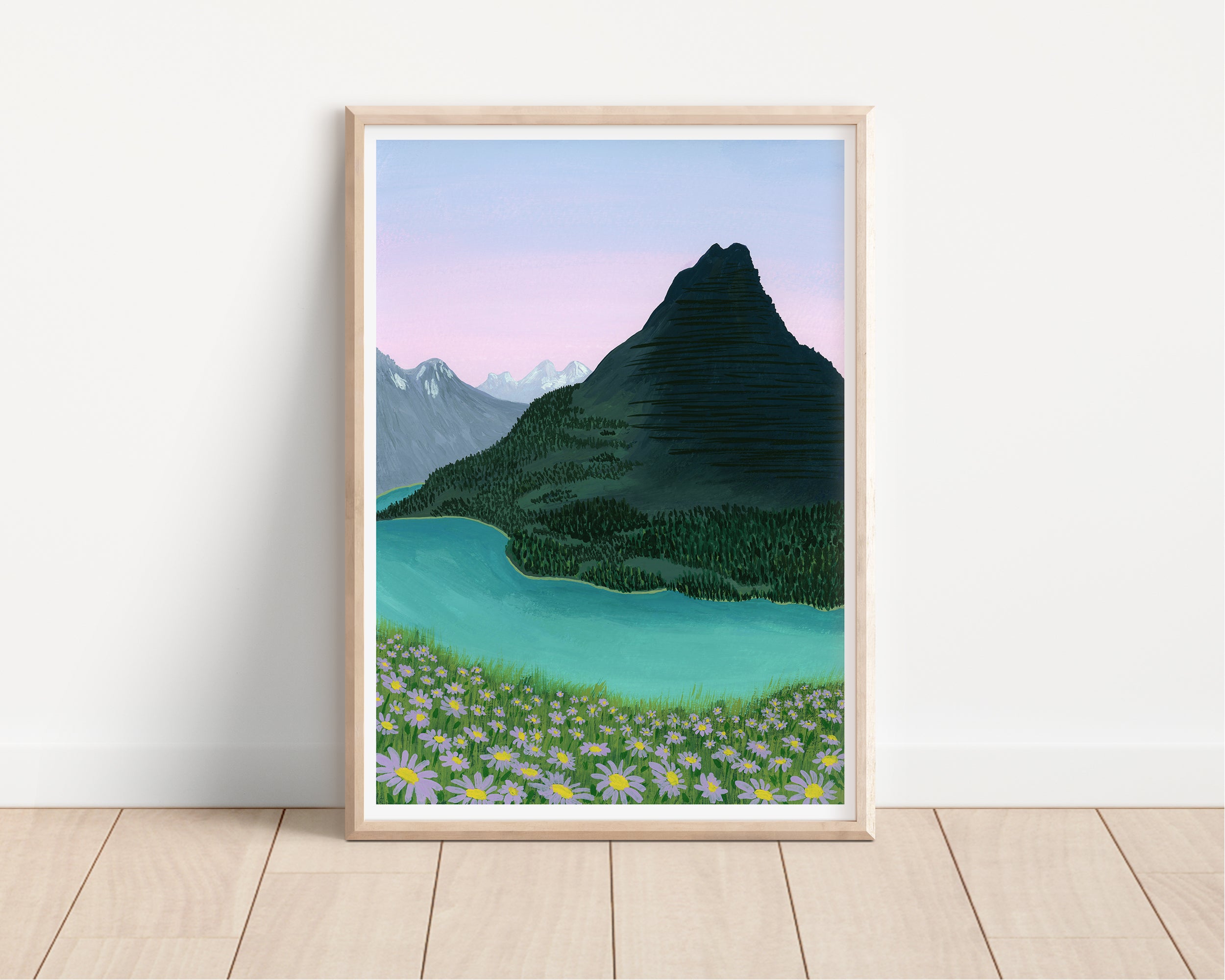 Glacier National Park Art Print - Sarah Frances 