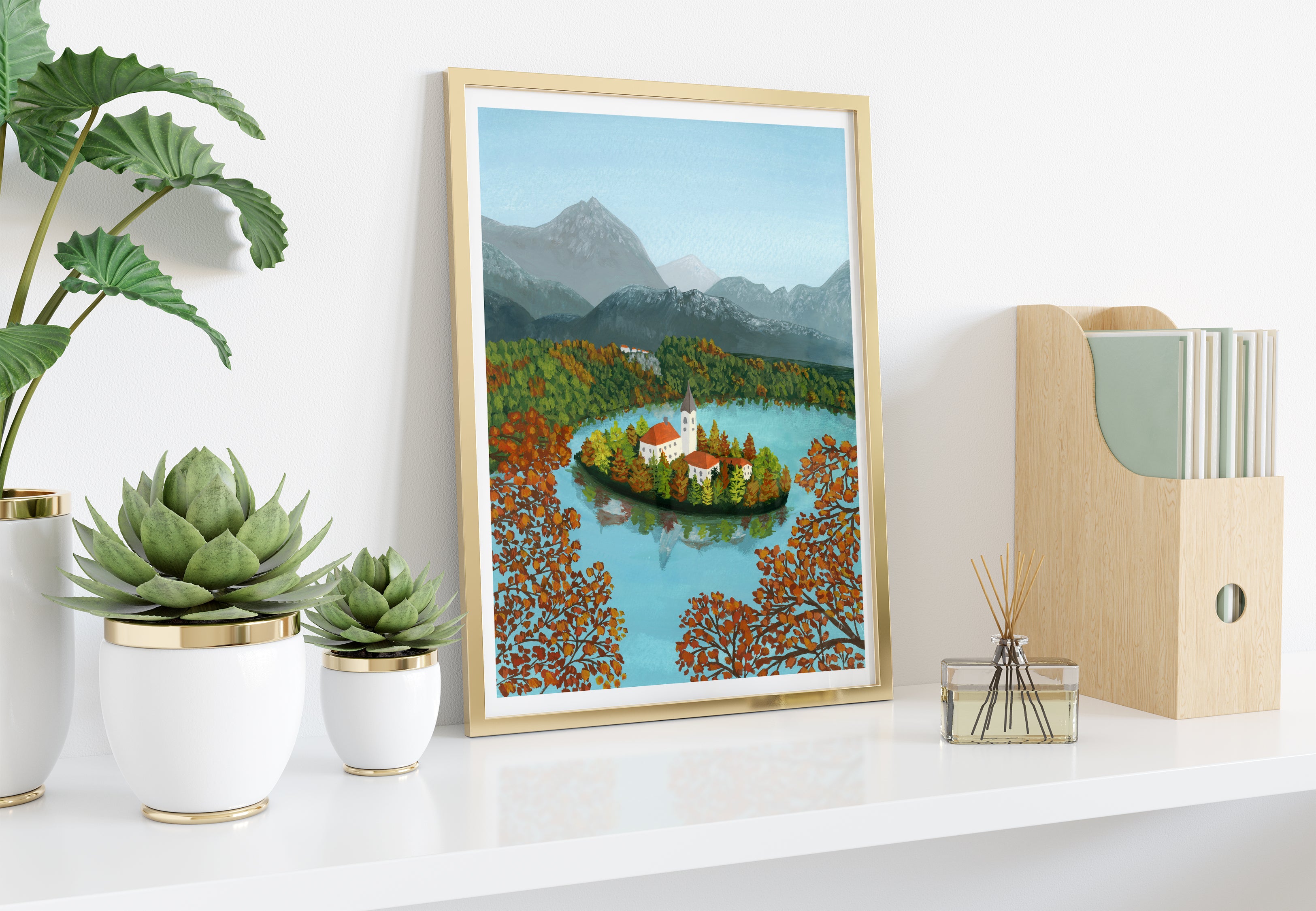 Lake Bled, Slovenia Art Print - Sarah Frances 