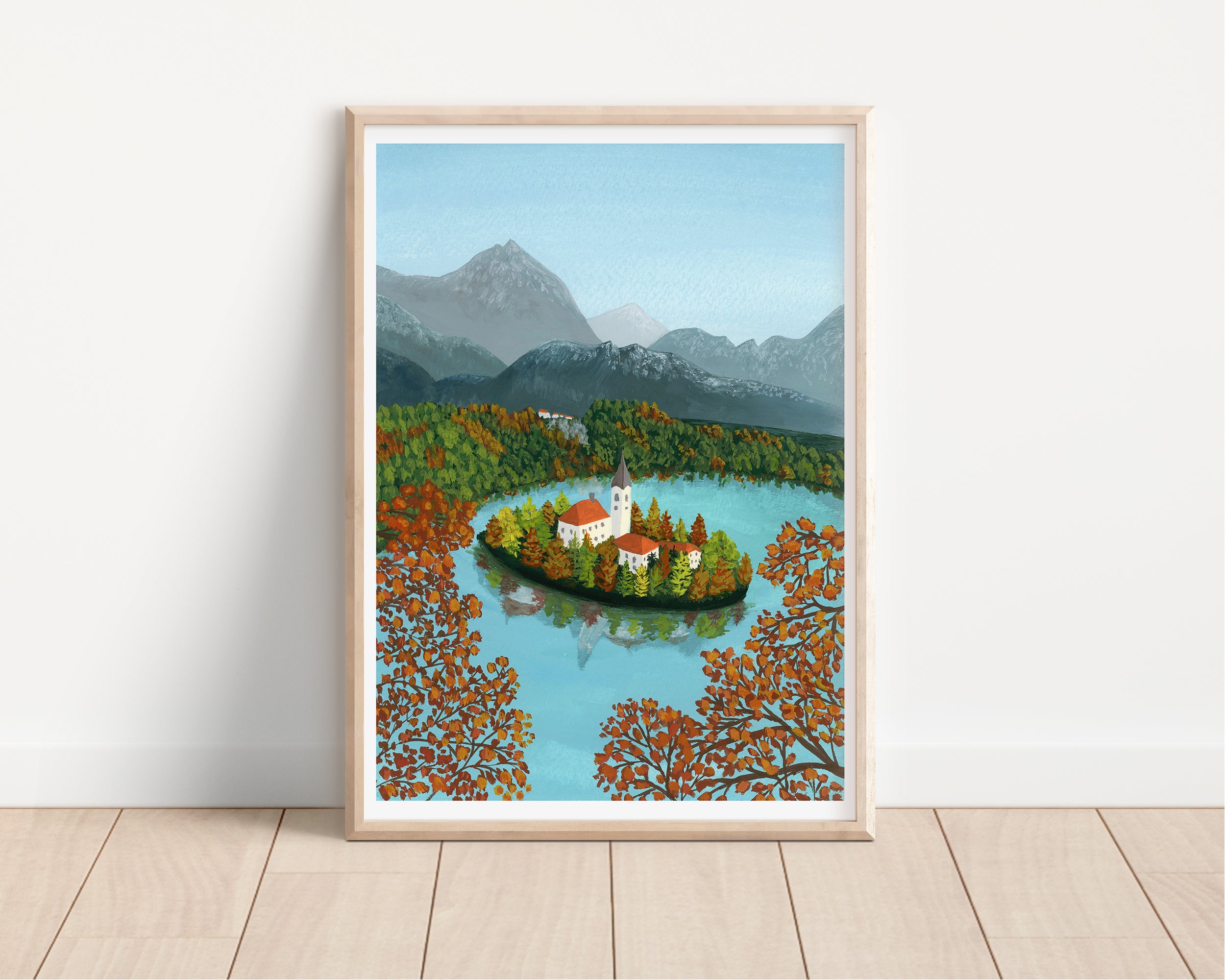Lake Bled, Slovenia Art Print - Sarah Frances 
