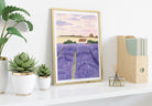 Lavender Cottage Art Print - Sarah Frances 