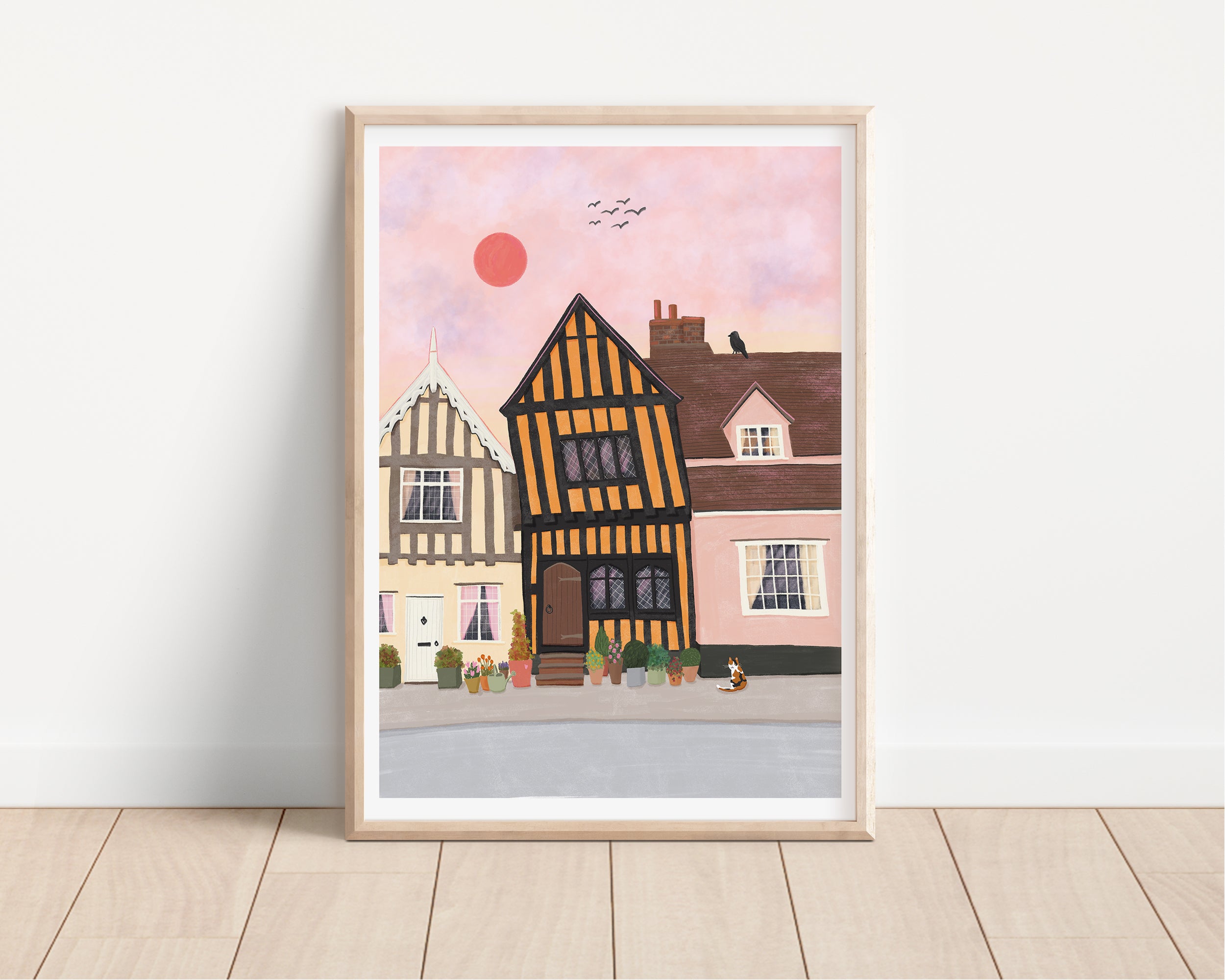 Lavenham, Suffolk Art Print - Sarah Frances 