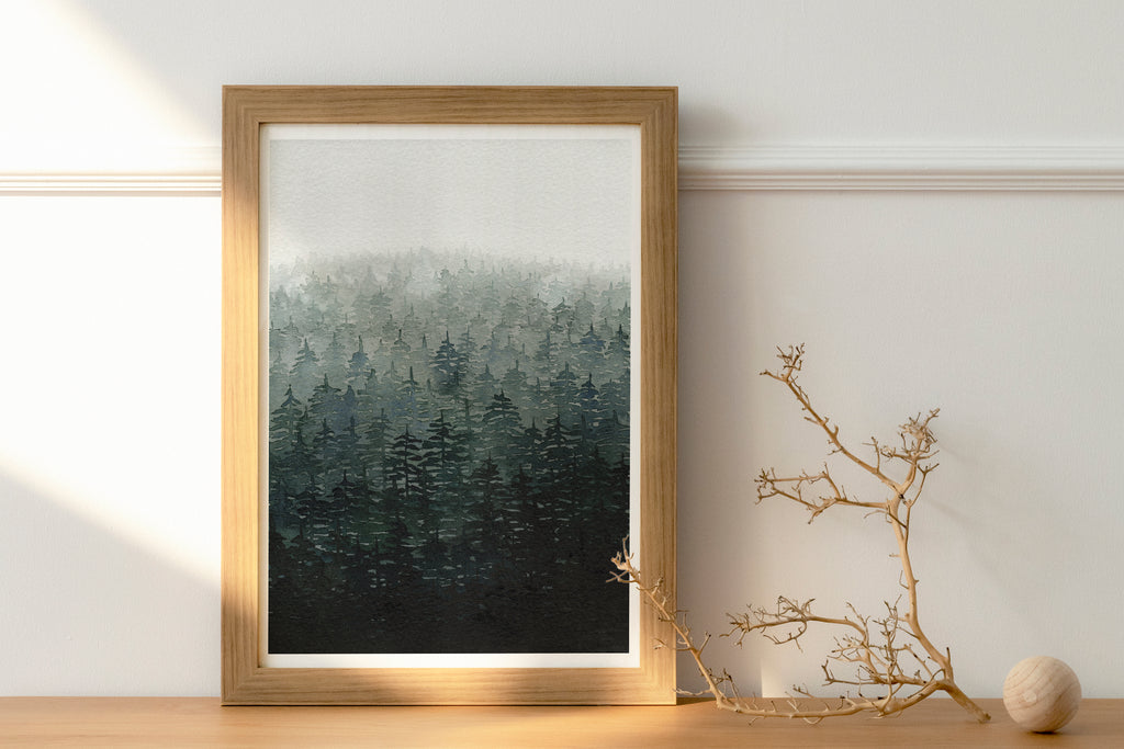 Misty Forest Fine Art Print - Sarah Frances 