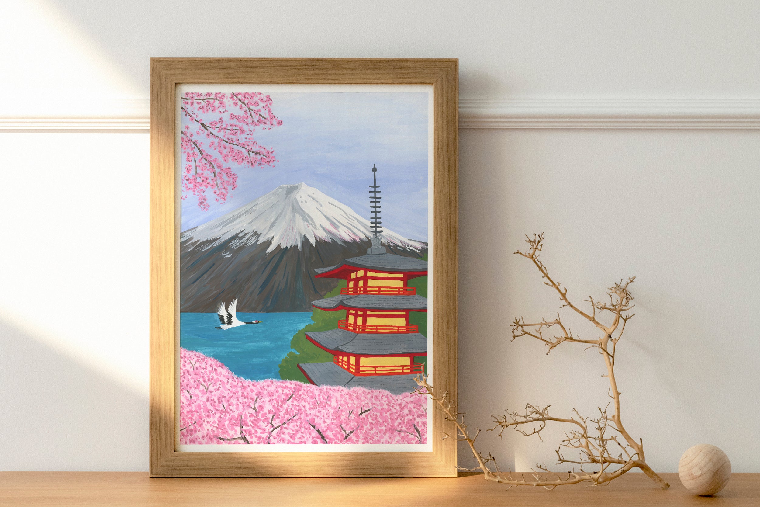 Mount Fuji, Japan Art Print - Sarah Frances 