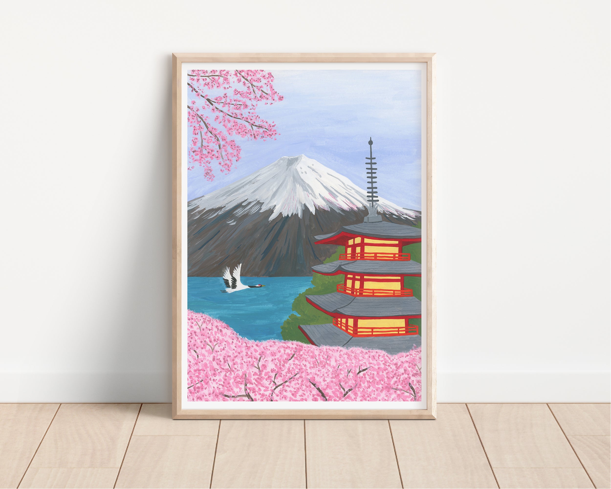 Mount Fuji, Japan Art Print - Sarah Frances 