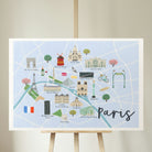 Paris Map Art Print - Sarah Frances 
