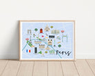 Paris Map Art Print - Sarah Frances 