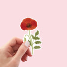 Poppy Vinyl Sticker - Sarah Frances 