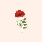 Poppy Vinyl Sticker - Sarah Frances 