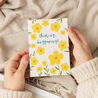 Chin Up Buttercup Greetings Card - Sarah Frances 