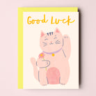 Lucky Cat Good Luck Card - Sarah Frances 