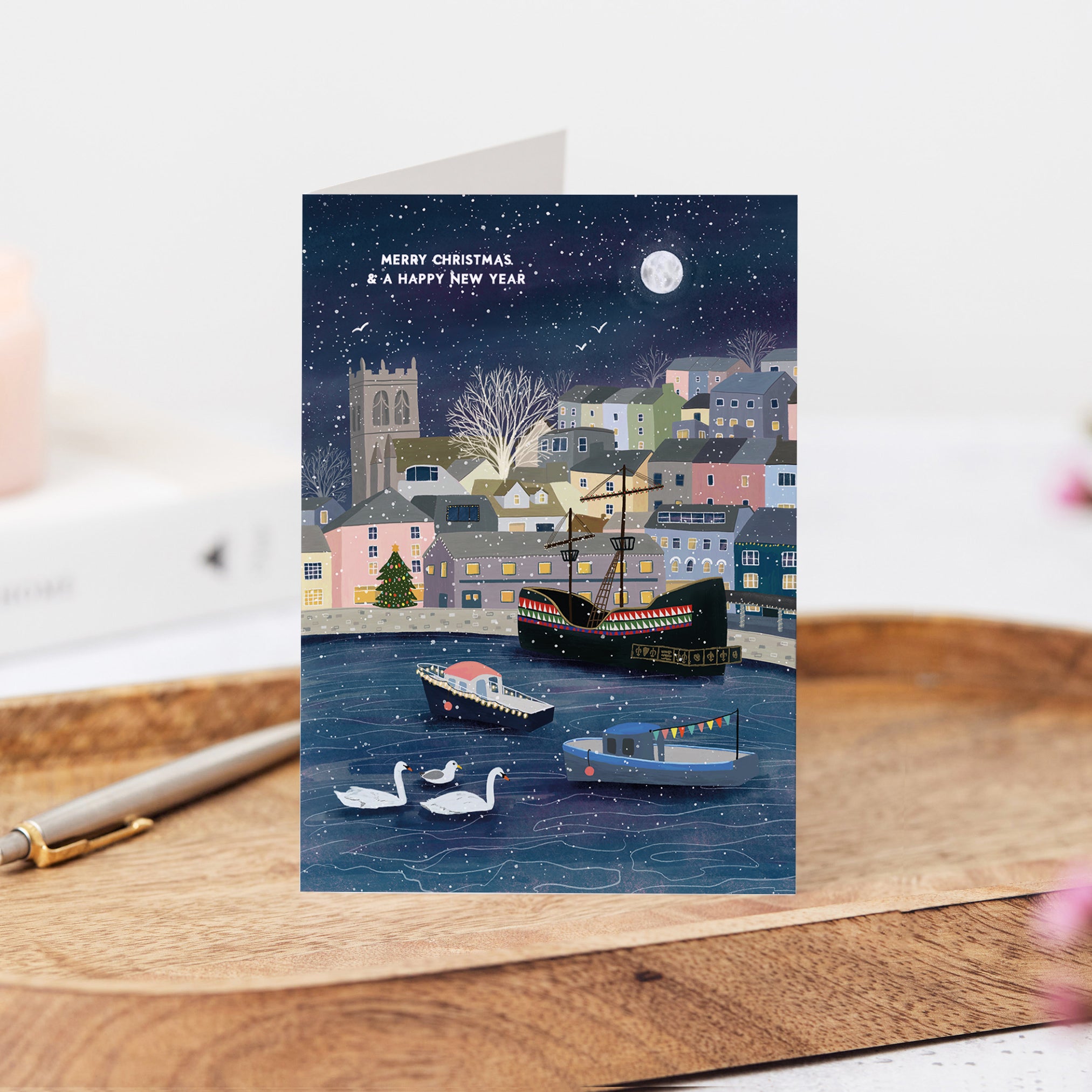 Brixham Christmas Card - Sarah Frances 