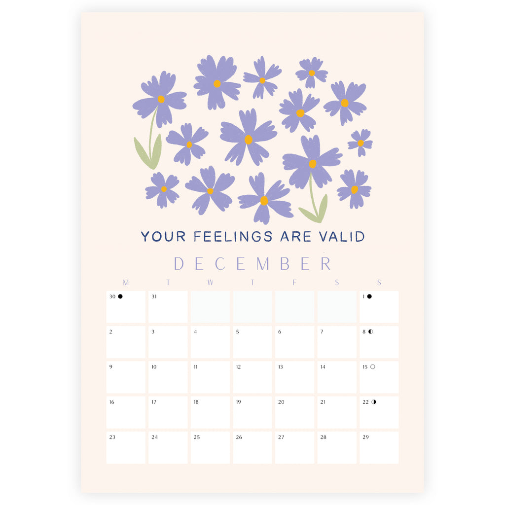 ***PRE-ORDER*** 2024 Self Care Reminders Desk Calendar - Sarah Frances 