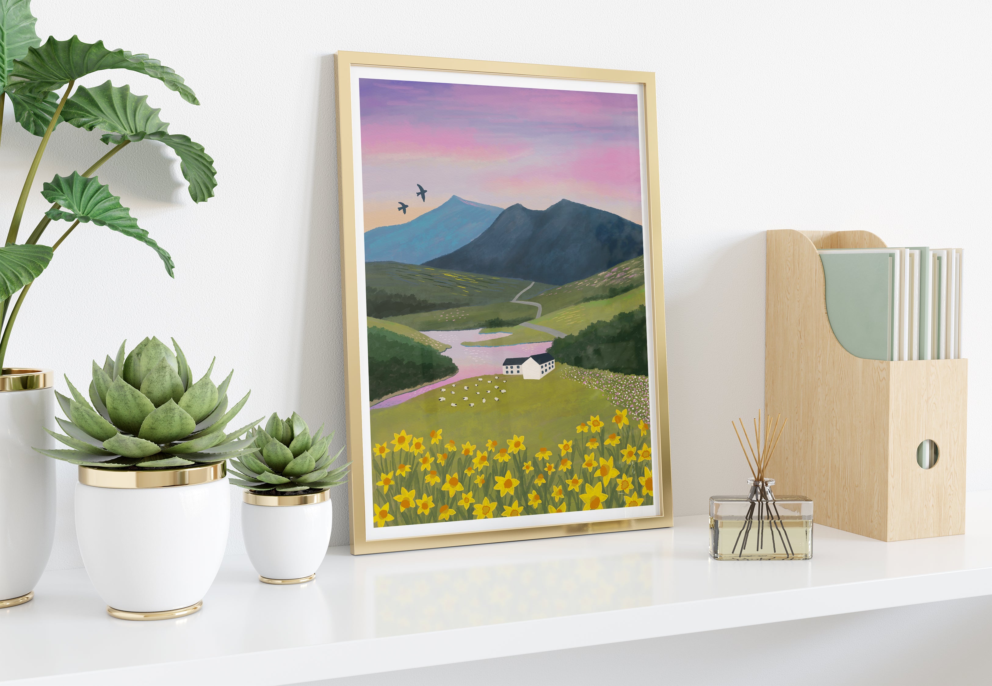 Snowdon (Yr Wyddfa), North Wales Print - Sarah Frances 