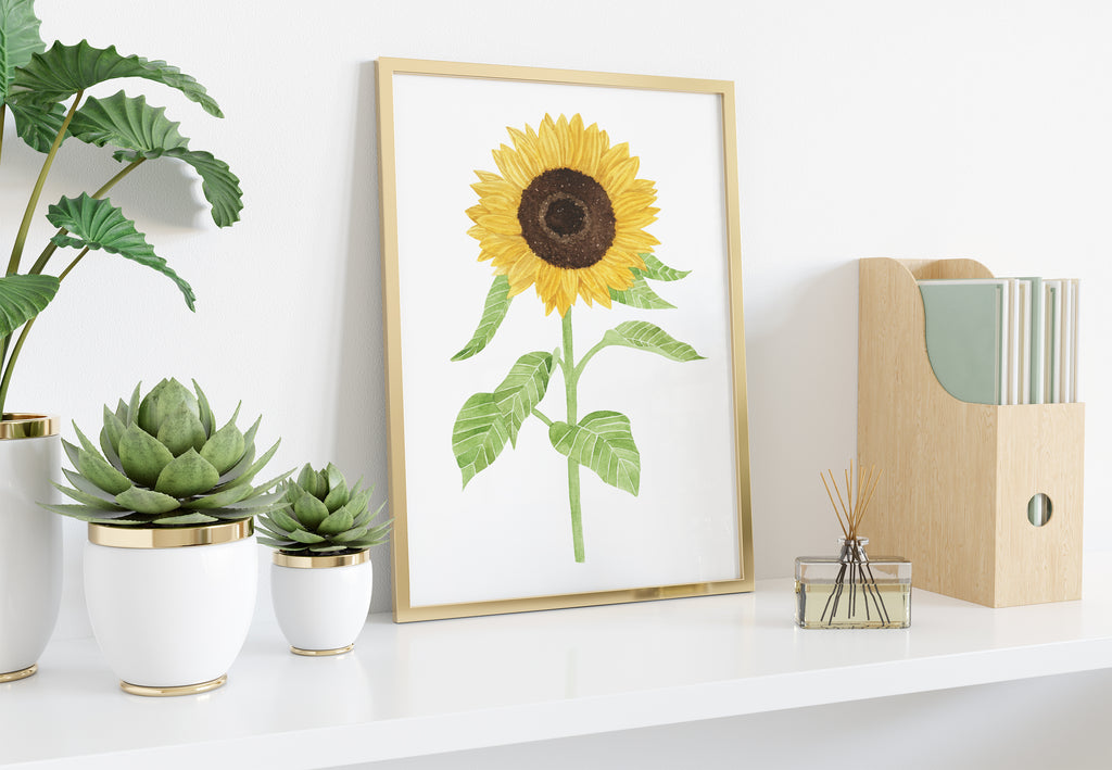 Sunflower Art Print - Sarah Frances 