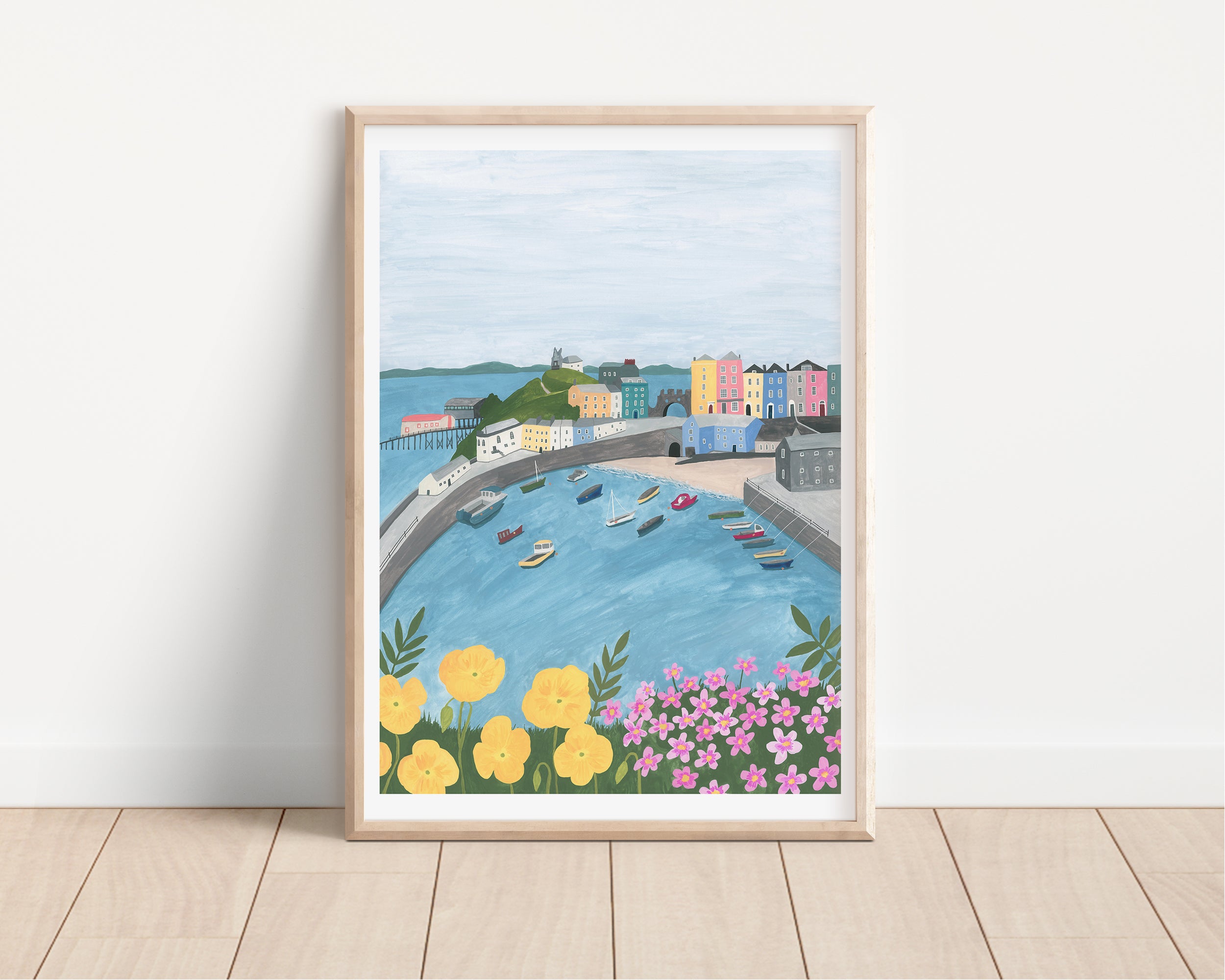 Tenby (Dinbych y Pysgod), Wales Art Print - Sarah Frances 
