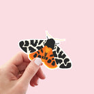 Tiger Moth Vinyl Sticker - Sarah Frances 