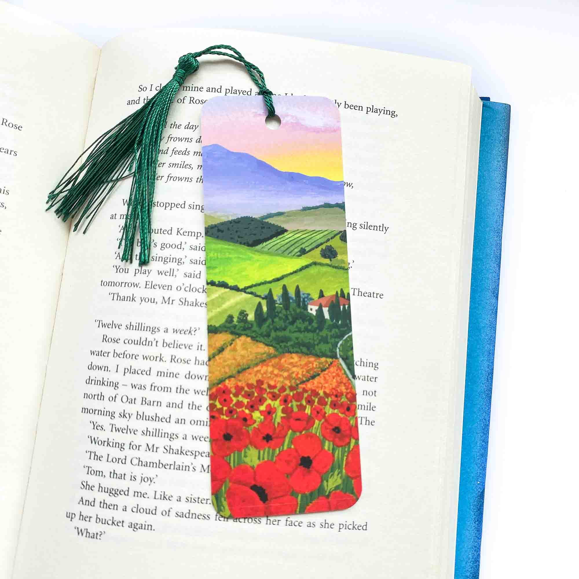 Tuscany Poppies Bookmark - Sarah Frances 